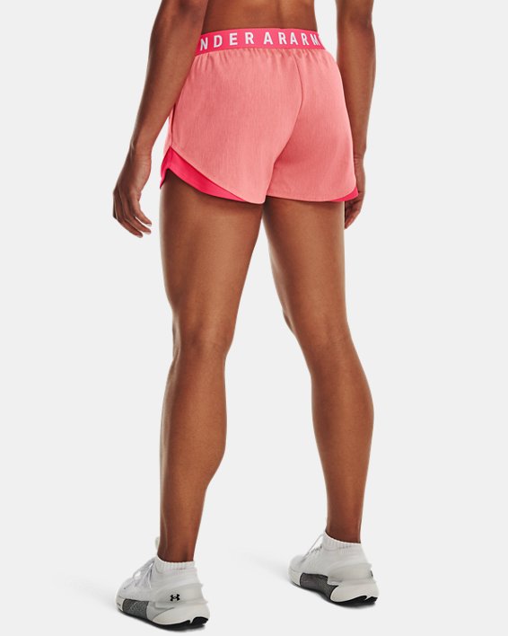 Women's UA Play Up 3.0 Twist Shorts, Pink, pdpMainDesktop image number 1